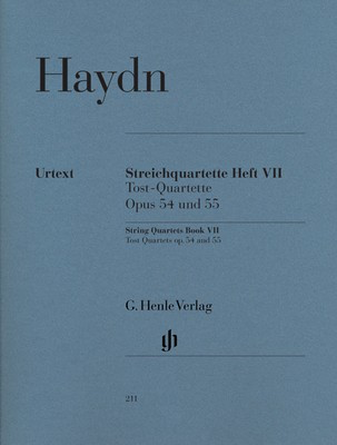 String Quartets Vol. 7 Op. 54 Op. 55 - Joseph Haydn - Viola|Cello|Violin G. Henle Verlag String Quartet Parts