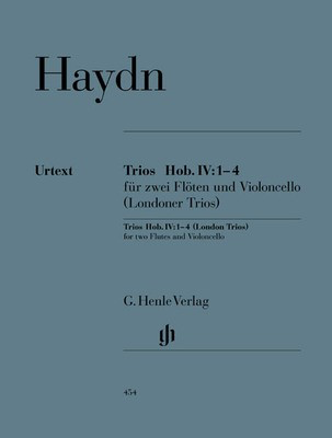 Haydn - Londoner Trios - 2 Flutes/Cello Henle HN454