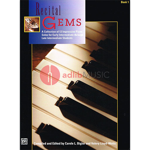 Recital Gems Book 1 - Piano Alfred 17379