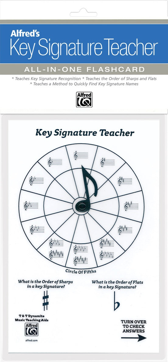 Alfred's Key Signature Teacher All-In-One - Flashcards Alfred 99-MKST01