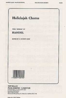 Hallelujah Chorus Satb Ed Shaw -