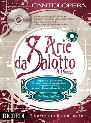 Cantolopera: Arie Da Salotto Vol. 1 - Classical Vocal High Voice Ricordi Vocal Score