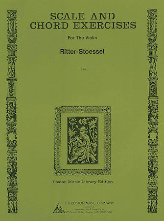 Scale and Chord Exercises - Ritter/Stoessel - Violin - Boston Music