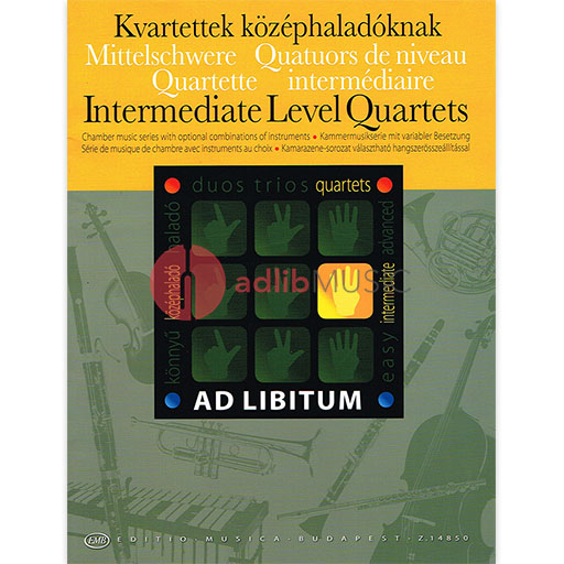 Ad Libitum Intermediate Level Quartets - String Quartet EMB Z14850