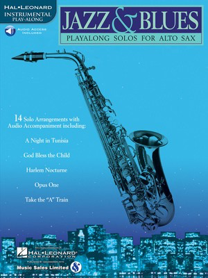 Jazz & Blues - Play-Along Solos - Various - Alto Saxophone Hal Leonard /OLA