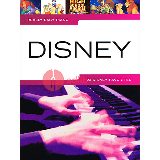 Really Easy Piano: Disney - Easy Piano Solo with Lyrics Hal Leonard 311916