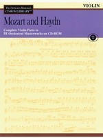 Mozart and Haydn - Volume 6 - The Orchestra Musician's CD-ROM Library - Violin - Wolfgang Amadeus Mozart - Violin Hal Leonard CD-ROM