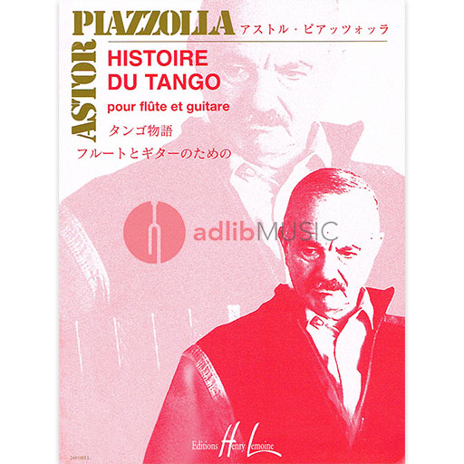 Piazzolla - History of the Tango - Flute/Piano Accompaniment Lemoine 24810HL