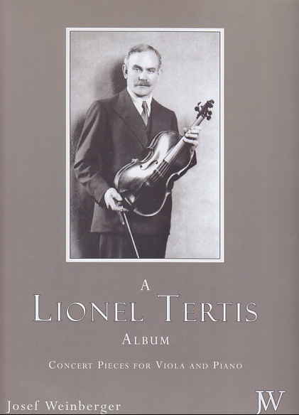 A Lionel Tertis Album - Concert Pieces for Viola and Piano - Josef Weinberger