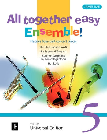 All Together Easy Ensemble Volume 5 - Flexible 4-Part Ensemble Score/Parts by Rae Universal UE21584