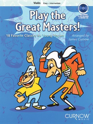 Play the Great Masters - Violin - Various - Violin Curnow Music Violin Solo /CD