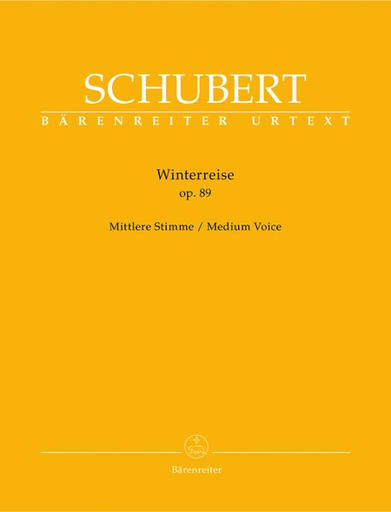 Winterreise Op. 89 D 911 - Medium Voice - Schubert - Barenreiter