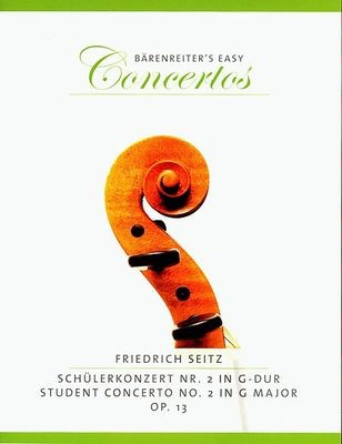 Seitz - Student Concerto #2 in Gmaj Op13 - Violin/Piano Accompaniment Barenreiter