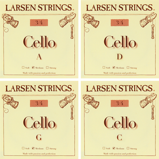 Larsen Cello String Set 3/4 Size