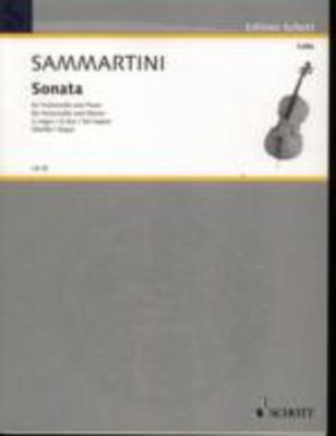 Sammartini - Sonata in Gmaj - Cello/Piano Accompaniment Schott CB55