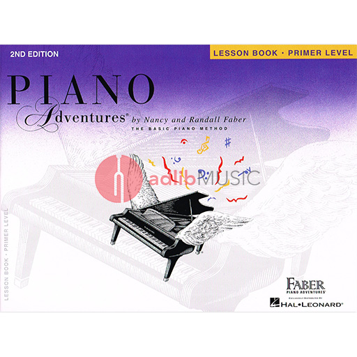 Piano Adventures Primer Level Lesson Book - Piano/CD by Faber/Faber Hal Leonard 420315