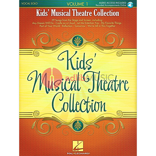 Kids' Musical Theatre Collection Volume 1 - Vocal/Audio Access Online Hal Leonard 230029