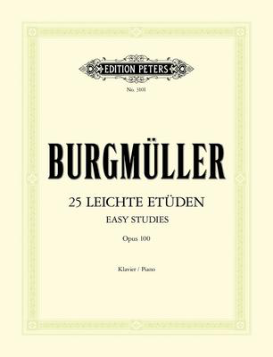 Burgmuller - 25 Easy & Progressive Studies Op100 - Piano Solo Peters EP3101