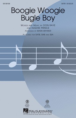 Boogie Woogie Bugle Boy - SATB Mark Brymer Hal Leonard Octavo