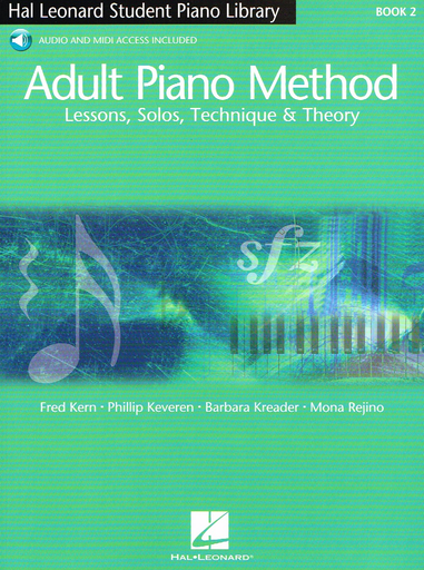 Adult Piano Method Book 2 - Piano/Audio Access Online Hal Leonard 298085