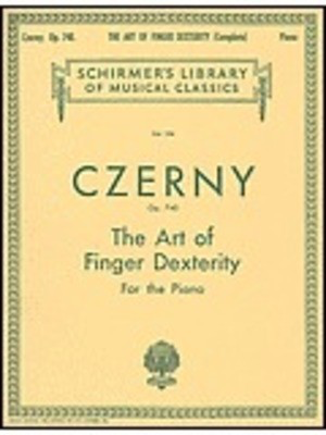 Czerny - Art of Finger Dexterity Op740 (Complete) - Piano Technique Schirmer 50253100