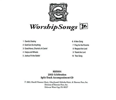 WorshipSongs Jr. - Celebration 2003 - Shawnee Press Performance/Accompaniment CD CD