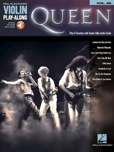 Queen Violin Playalong V68 Bk/Ola - Hal Leonard - Violin