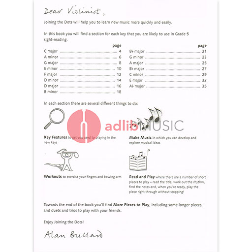 Joining the Dots for Violin Grade 5 - Violin by Bullard ABRSM 9781848495883