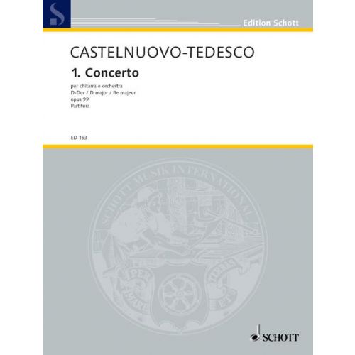 Castelnuovo-Tedesco - Guitar Concerto in DMaj - Full Score Schott ED0153