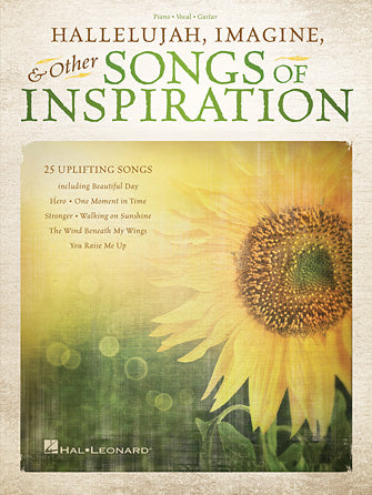 Hallelujah, Imagine & Other Songs of Inspiration - Piano/Vocal/Guitar PVG Hal Leonard 119638