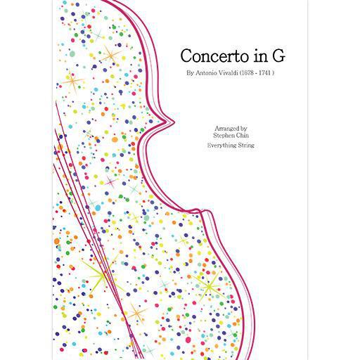 Chin - Concerto in Gmaj - String Orchestra Score/Parts Everything String ES67