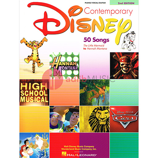 Contemporary Disney - 2nd Edition - Various - Guitar|Piano|Vocal Hal Leonard Piano, Vocal & Guitar - Out of Print