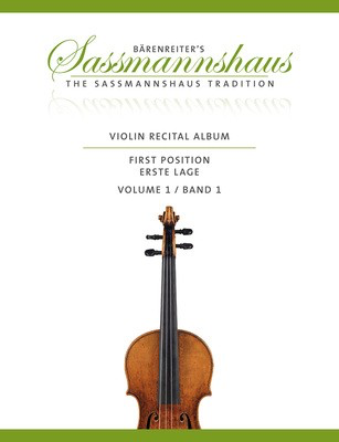 Violin Recital Album: Volume 1 - Violin/Piano Accompaniment edited by Sassmanshaus BA9668