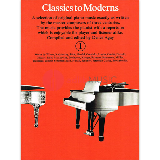 Classics to Moderns Book 1 - Agay - Yorktown - Piano