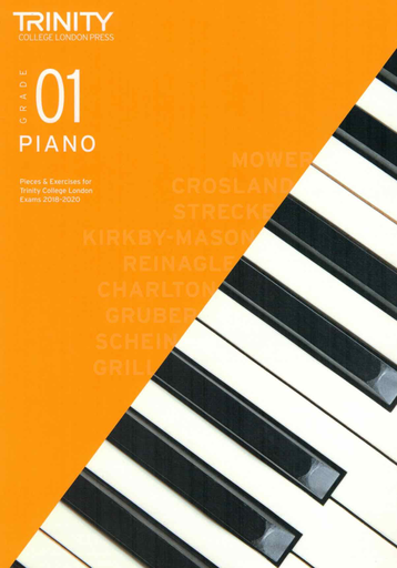 Trinity Piano Exam Pieces 2018-20 Grade 1 - Piano Part Only Trinity TCL016591