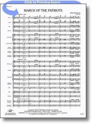 March of the Patriots - Erik Morales - FJH Music Company Score/Parts