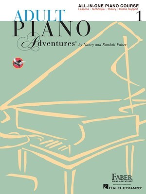 Adult Piano Adventures All-In-One Lesson Book 1 - Piano by Faber/Faber Hal Leonard 420242