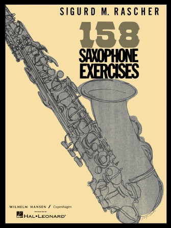 158 Saxophone Exercises - Alto Saxophone Book edited by Rascher Schirmer 50332850