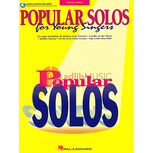 Popular Solos for Young Singers - Various - Vocal Louise Lerch Hal Leonard /CD