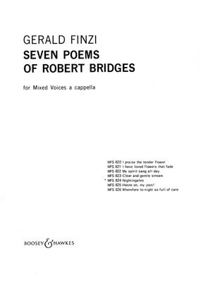 Nightingales - No. 5 from Seven Poems of Robert Bridges - Gerald Finzi - SSATB Boosey & Hawkes Octavo