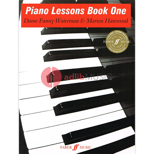 Piano Lessons Book 1 - Piano by Waterman/Harewood Faber 0571500242