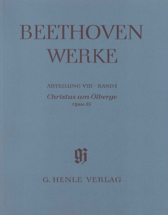 Beethoven - Christus am Olberge Op85 - Full Score Henle HN4311