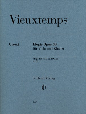 Vieuxtemps Elegie Op 30 for Viola and Piano