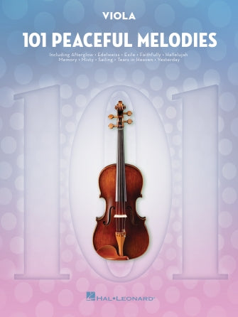 101 Peaceful Melodies - Viola Solo - Hal Leonard 366058