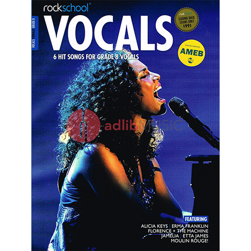 Rockschool Vocals - Grade 8 Female - 2014-2020 - Vocal Rock School Limited Sftcvr/Online Audio