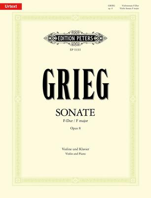 Greig - Sonata Op8/1 - Violin/Piano Accompaniment Peters EP11311