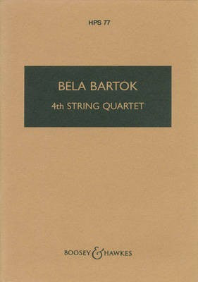 Fourth String Quartet (1928) - Bela Bartok - Boosey & Hawkes Study Score Score