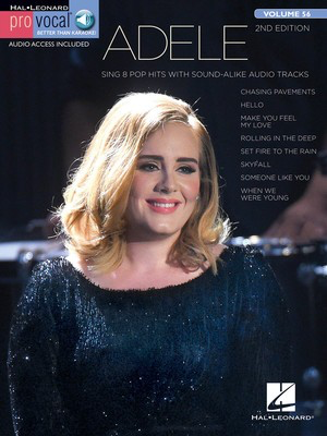 Adele - Pro Vocal Women's Edition Volume 56 - Vocal Hal Leonard Sftcvr/Online Audio