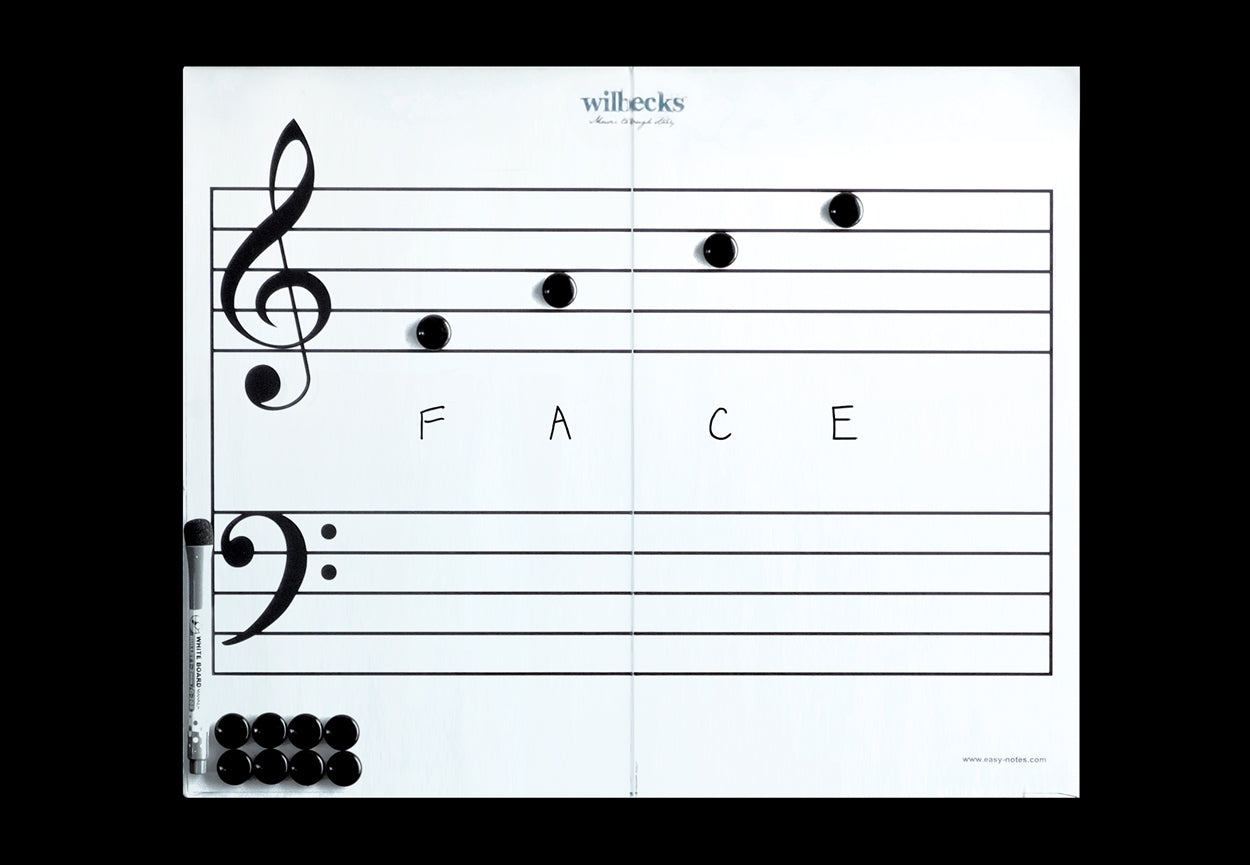 Willbecks Magnetic Stave Whiteboard - Large