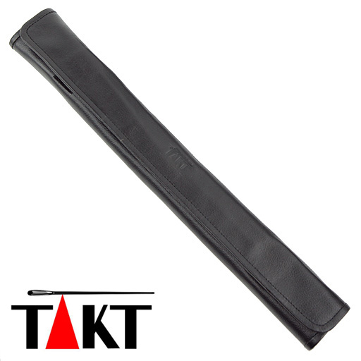 Takt Leather Wrap Around Baton Case Black